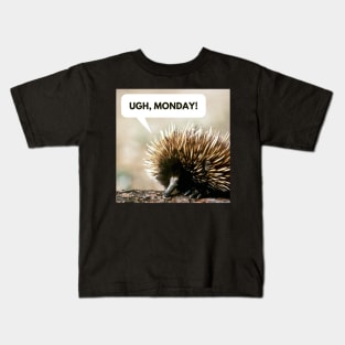 ugh, monday Kids T-Shirt